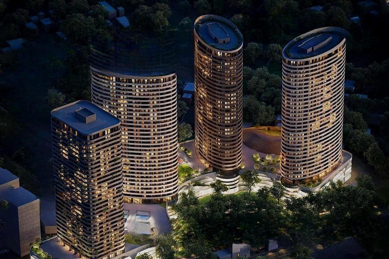 Hisni modern towers in Tbilisi